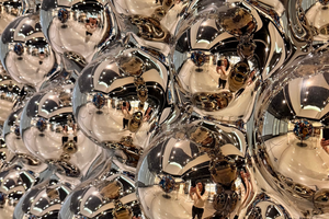 Bubbles Gold Wall Sculpture