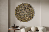Bubbles Gold Wall Sculpture