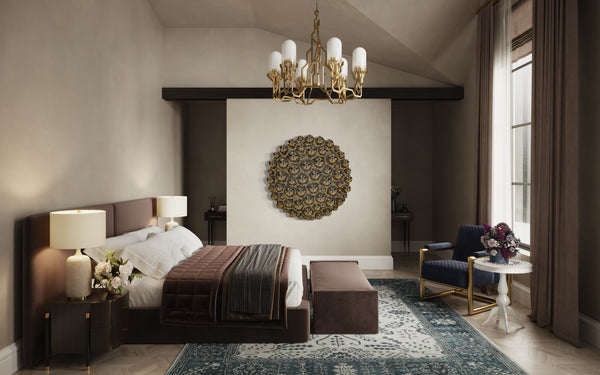 Bubbles Gold Wall Sculpture