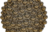 Bubbles Gold Wall Sculpture