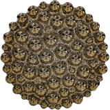 Bubbles Gold Wall Sculpture