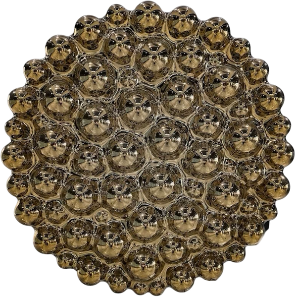 Bubbles Gold Wall Sculpture
