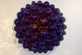 Bubbles Purple Wall Sculpture