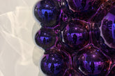 Bubbles Purple Wall Sculpture