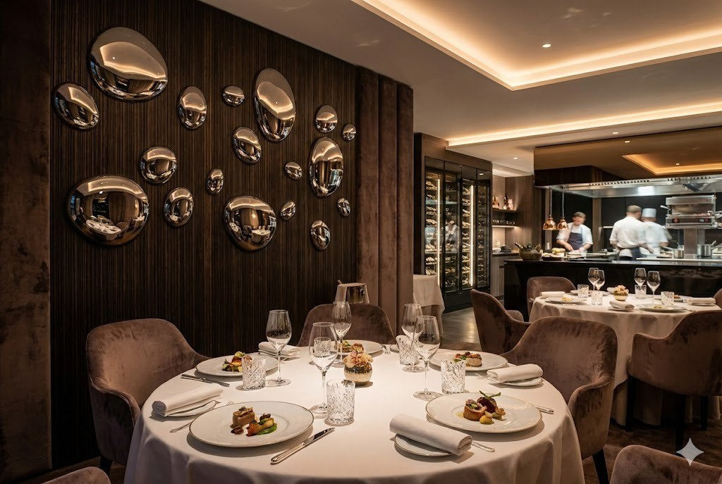 3D Drops Wall Decor Composition Silver