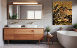 Aqua High Wave Wall Décor