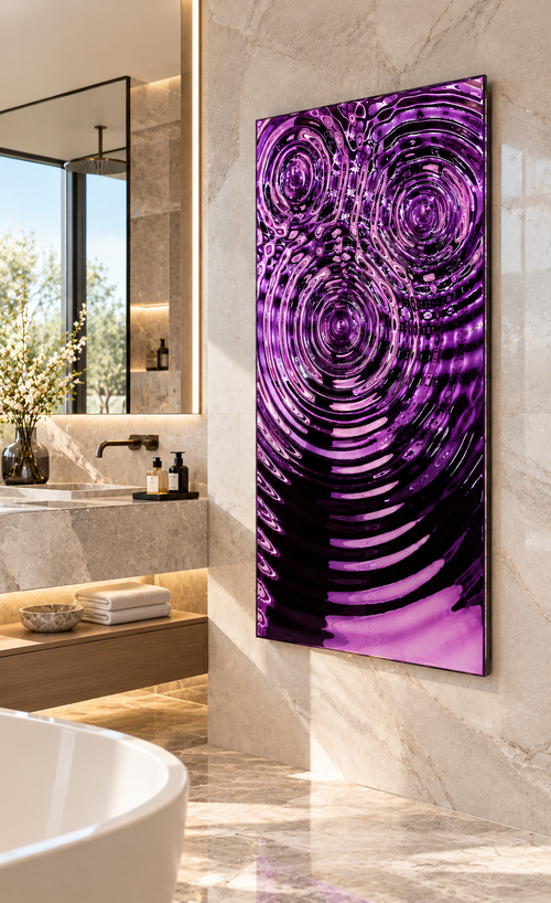 Interference Purple Wall-mounted Hanger