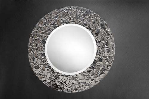 Specchio argento acquamarina Circle