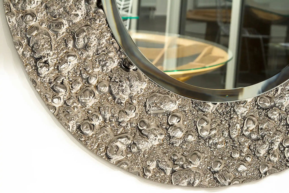 Specchio argento Circle Luna