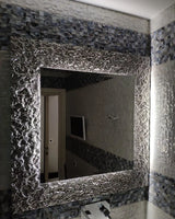 Rectangle Luna Silver Mirror