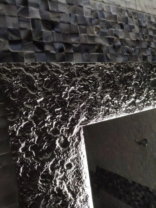 Rectangle Luna Silver Mirror