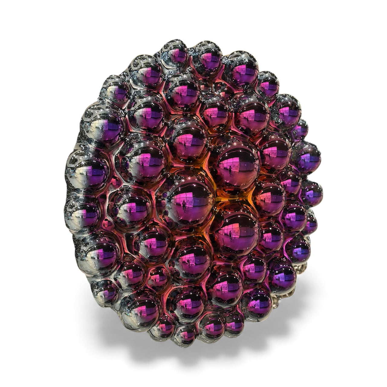 Bubbles Purple Wall Sculpture