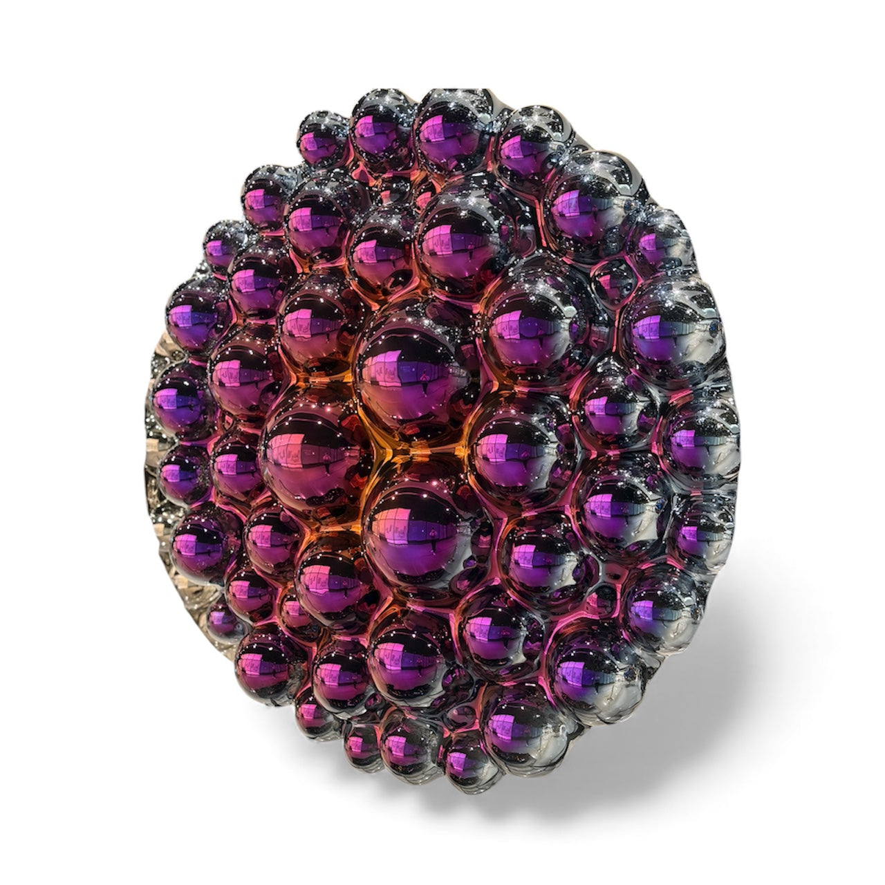 Bubbles Purple Wall Sculpture