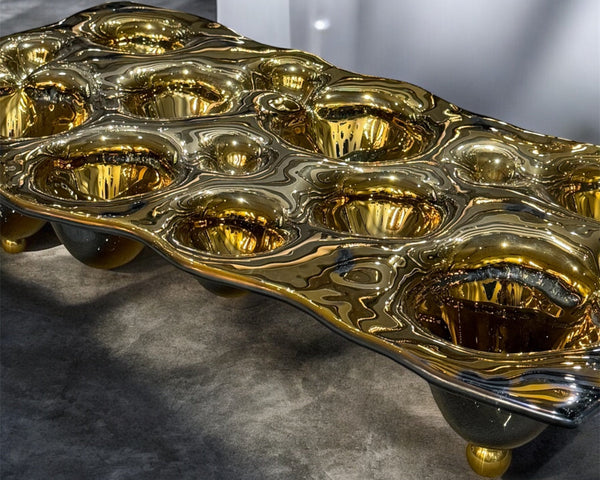 Ваза Liquid Metal Gold