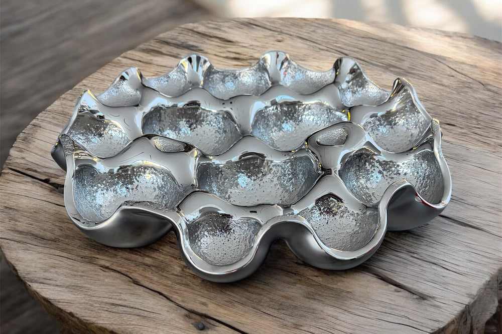Bubbles Silver Bowl