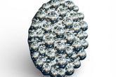Bubbles Silver — настінна скульптура зі скла