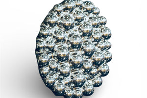 Bubbles Silver Wall Sculpture