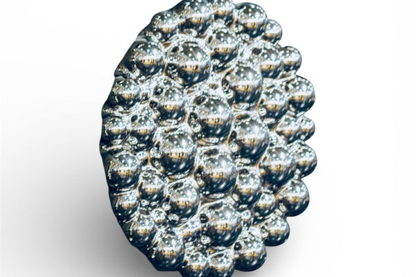 Bubbles Silver Wall Sculpture