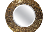 Circle Vento Gold Mirror