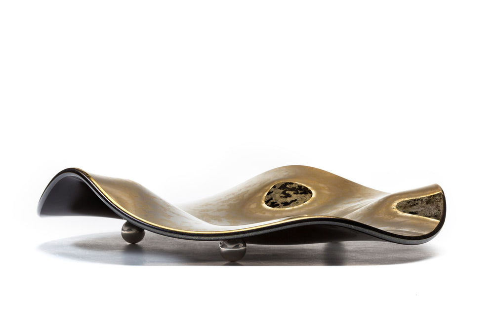 Piatto Stingray Old Gold