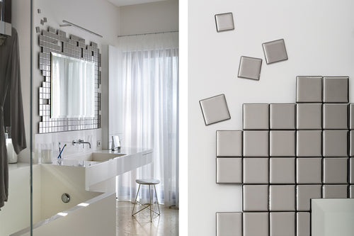 Tetris Silver Mirror
