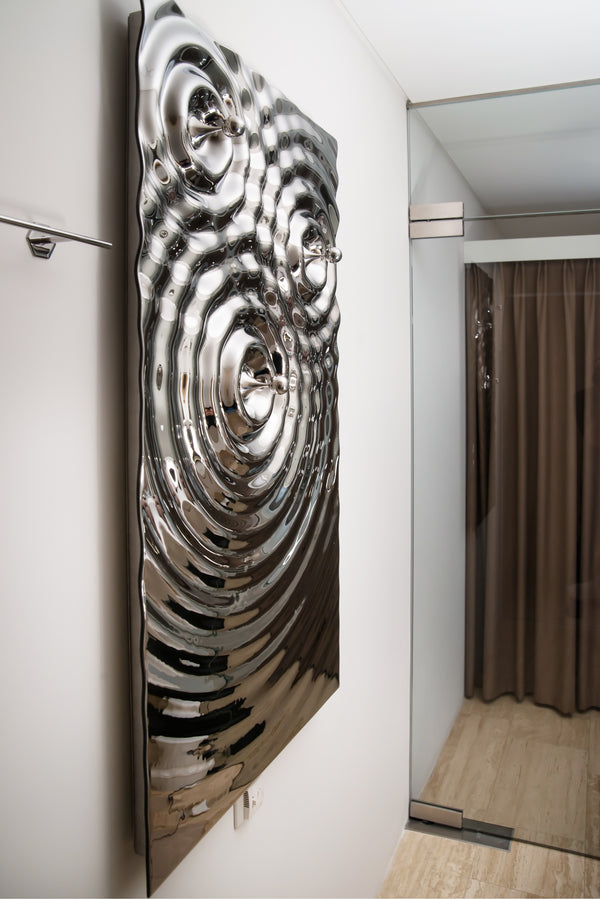 Interference Silver Wall-mounted Hanger