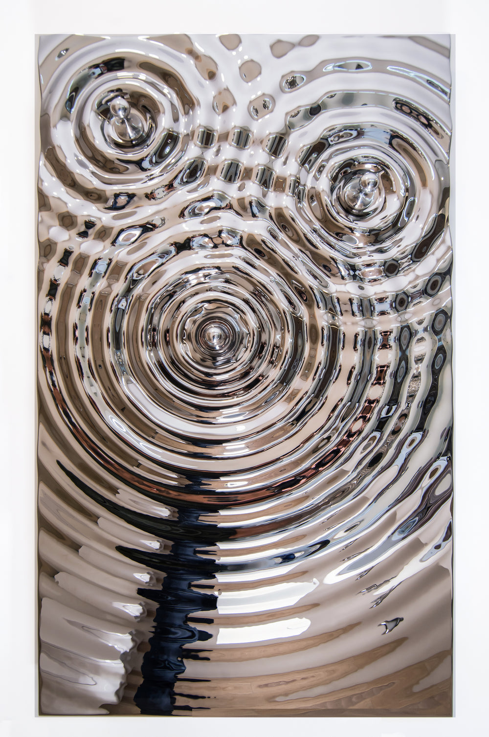 Interference Silver Wall-mounted Hanger