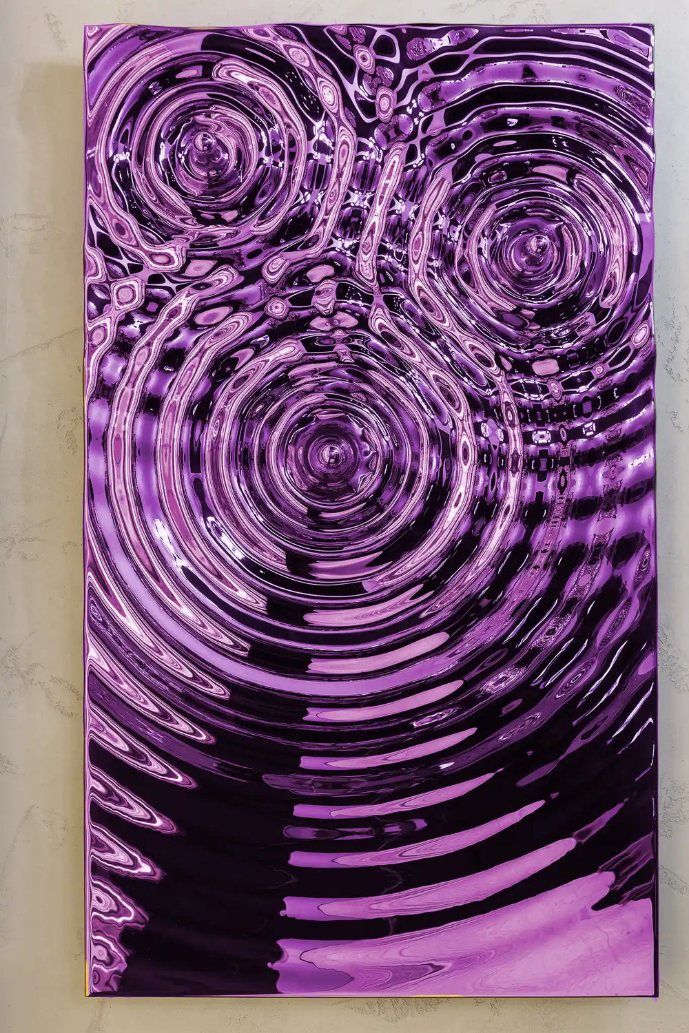 Asciugatrice per asciugamani viola Interference
