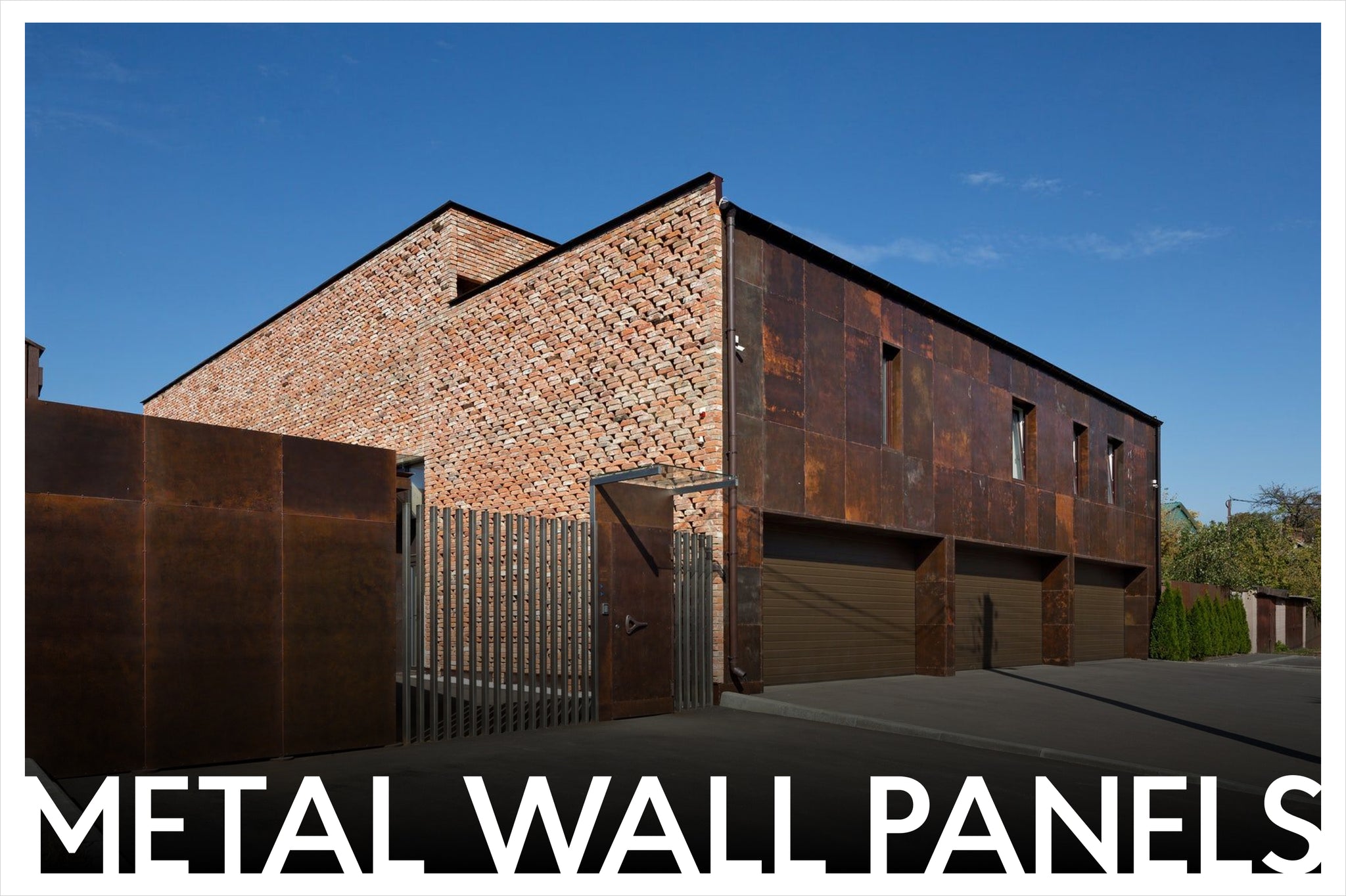 Стінові металеві панелі