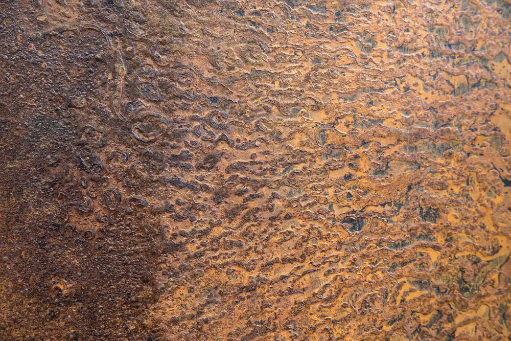 Pannelli murali in metallo arrugginito