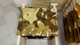 Stock of aqua gold glass wall tiles