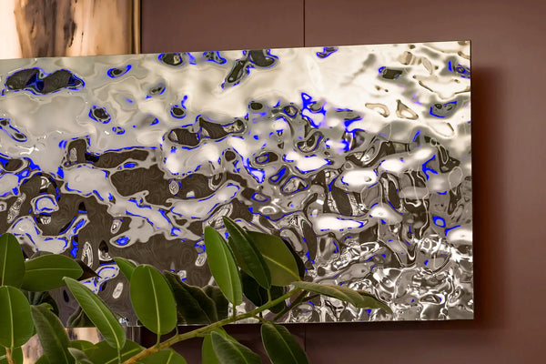 Aqua Silver Wall Panel