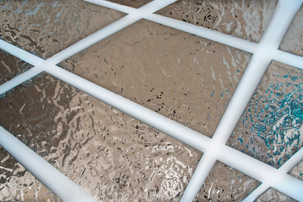Aqua Silver Wall Panel