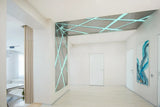 Aqua Silver Wall Panel
