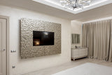 Aqua Silver Wall Panel