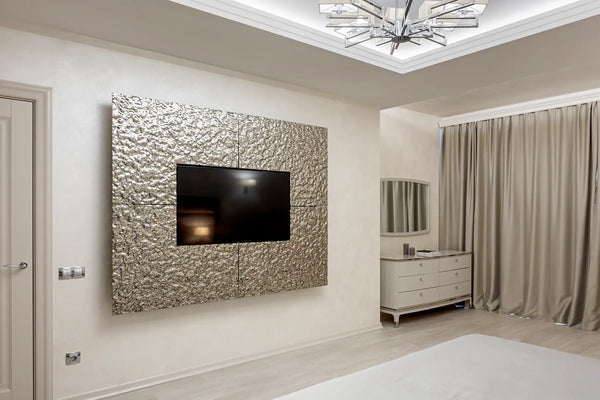 Aqua Silver Wall Panel