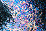 Closeup of luxury reflective decorative wall panel named Blue Galexy