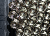 Bubble Reverse mirror wall sculpture with organic, reflective bubble formations for modern luxury interiors