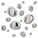 3D Drops Wall Decor Composition Silver