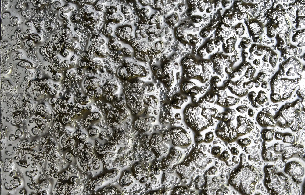 Close up of Fiamma Silver Wall Panel: Modern 3D for Internal or External Usage