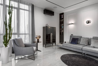 Aqua Silver in luxury living room decor