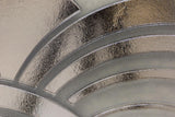Detailed view of the Mermaid panel’s glass texture, highlighting the refined metallic coating and intricate relief patterns.