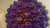 Bubbles Purple Wall Sculpture