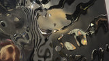 Aqua Silver Wall Panel