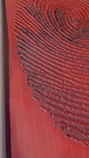 Fingerprint Mars Wall Decor
