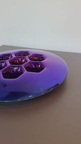Cells Indigo Platter