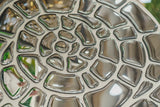Spiral Silver Mural
