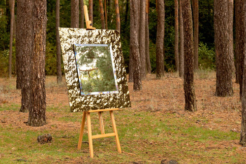 Дзеркало Square Aqua Gold